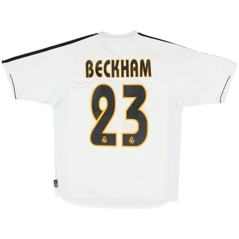 2003-04 Real Madrid Home Shirt Beckham #23 - 5/10 - (S)