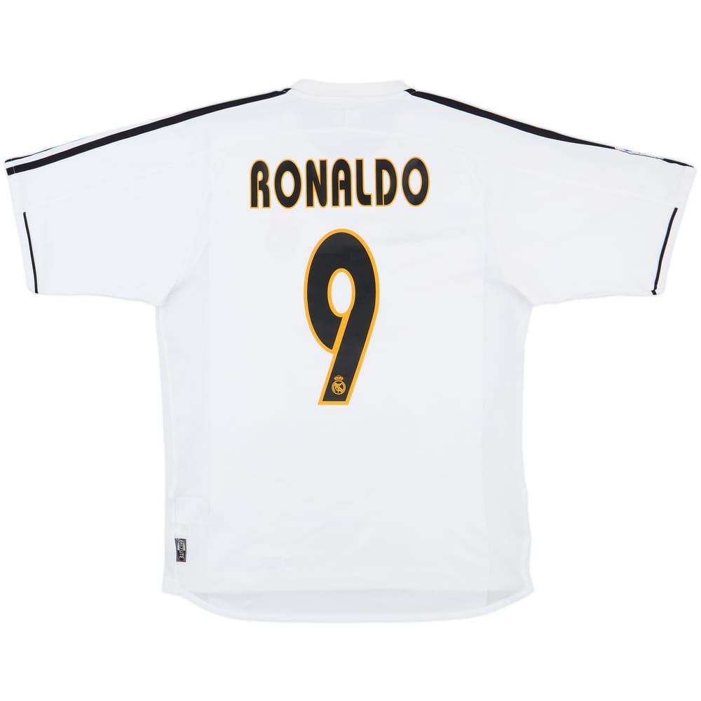 2003-04 Real Madrid Home Shirt Ronaldo #9 - 5/10 - (M)