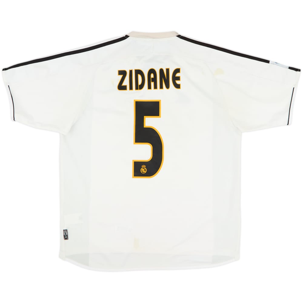 2003-04 Real Madrid Home Shirt Zidane #5 - 5/10 - (L)