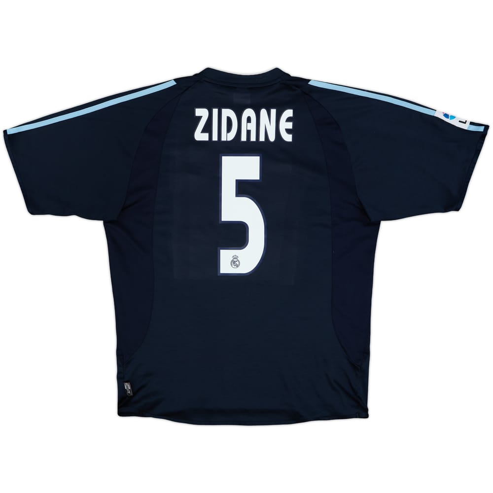 2003-04 Real Madrid Away Shirt Zidane #5 - 5/10 - (M)