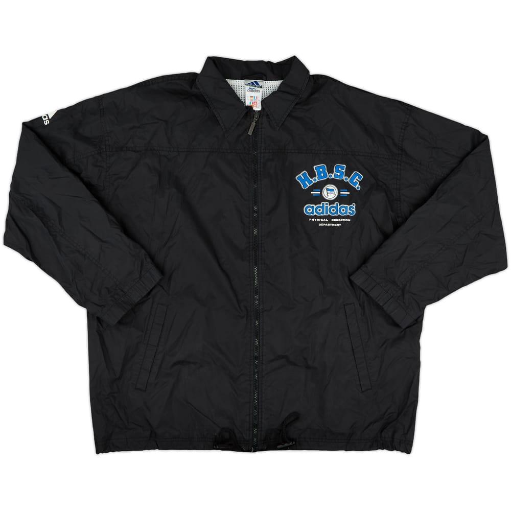 1992-93 Hertha Berlin Physical Education Department adidas Bench Coat - 7/10 - (L)