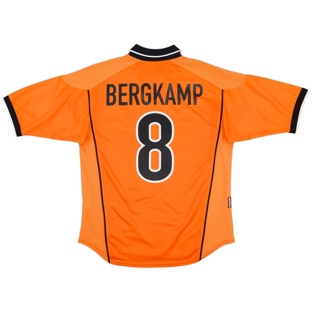 1998-00 Netherlands Home Shirt Bergkamp #8 - 9/10 - (M)