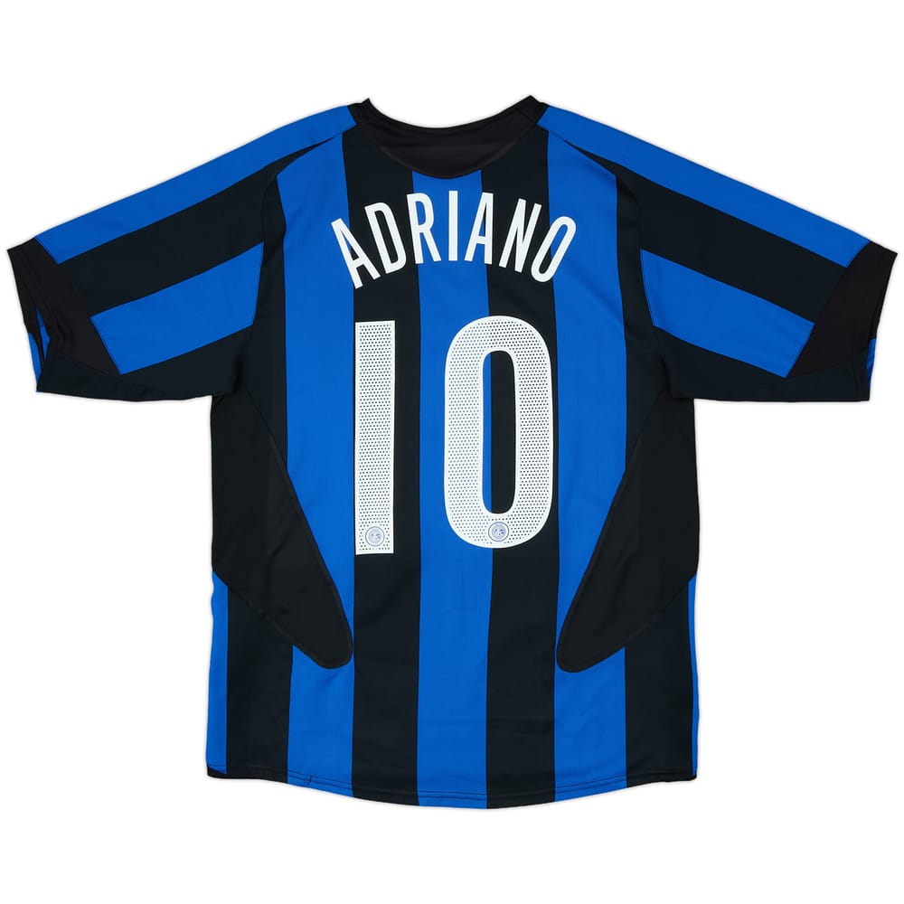 2005-06 Inter Milan Home Shirt Adriano #10 - 8/10 - (M)