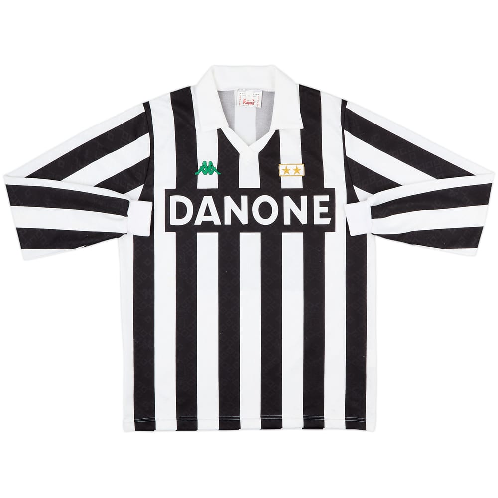 1992-94 Juventus Home L/S Shirt #10 - 8/10 - (M)