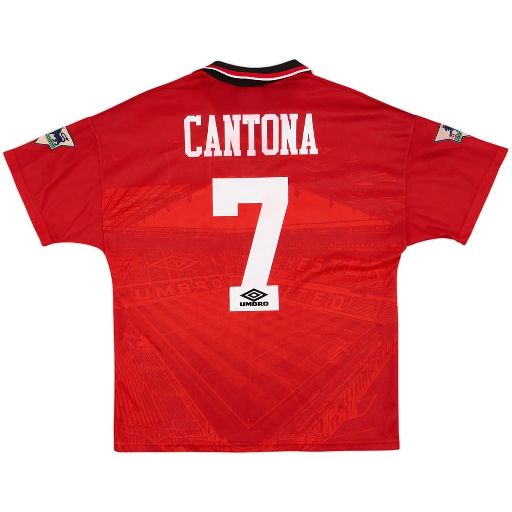 1994-96 Manchester United Home Shirt Cantona #7 - 8/10 - (M)