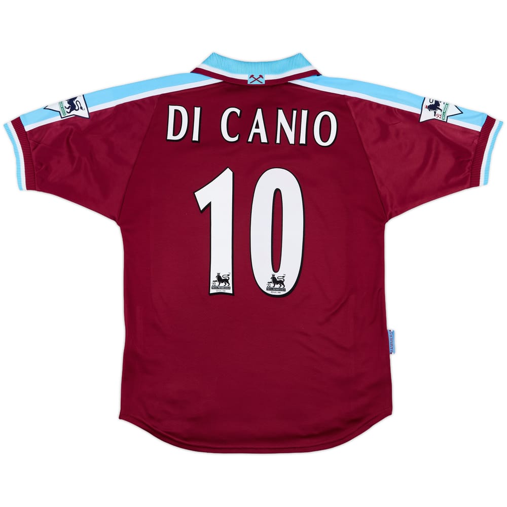 1999-01 West Ham Home Shirt Di Canio #10 - 9/10 - (M)