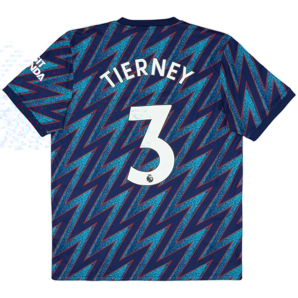 2021-22 Arsenal Third Shirt Tierney #3 - 8/10 - (M)