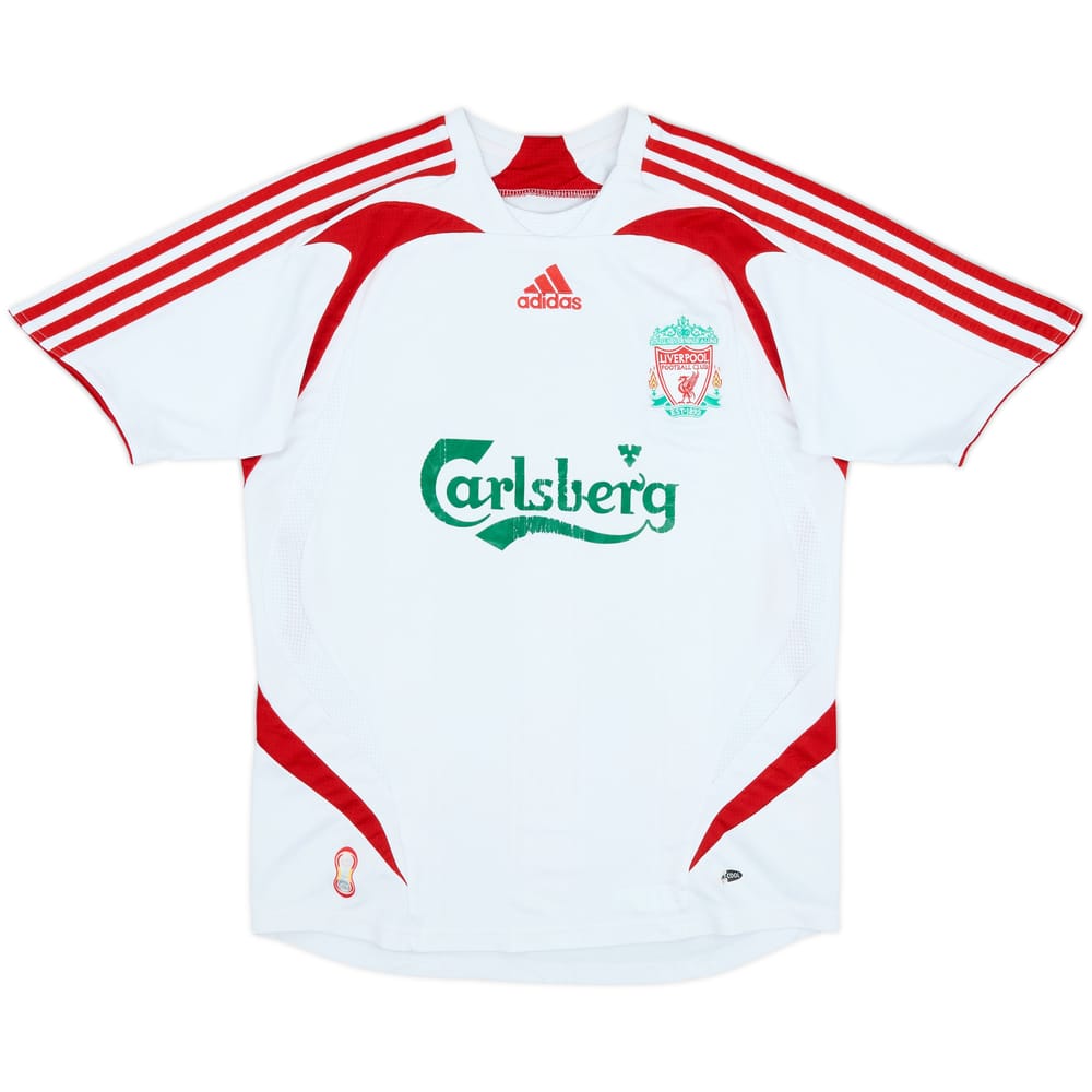 2007-08 Liverpool Away Shirt - 6/10 - (L.Boys)