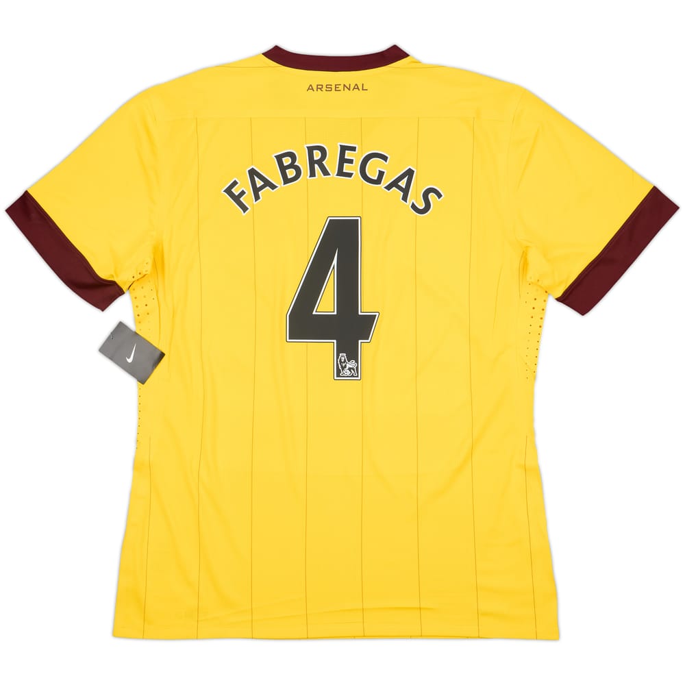 2010-13 Arsenal Player Issue Away Shirt Fabregas #4 (XL)