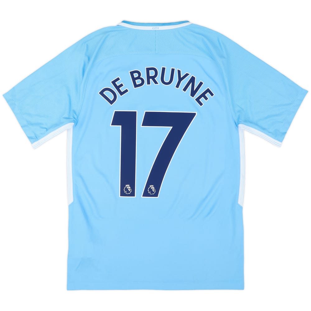 2017-18 Manchester City Home Shirt De Bruyne #17 (S)