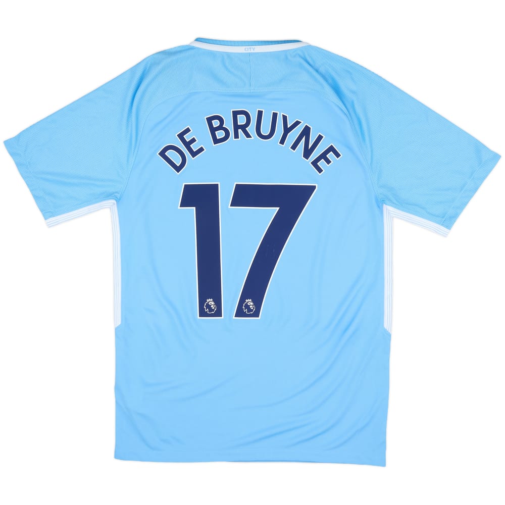 2017-18 Manchester City Home Shirt De Bruyne #17 (S)