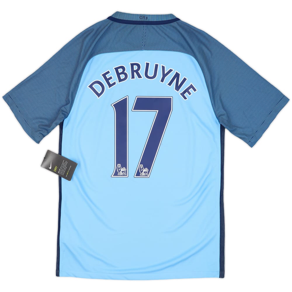 2016-17 Manchester City Home Shirt DeBruyne #17 (S)