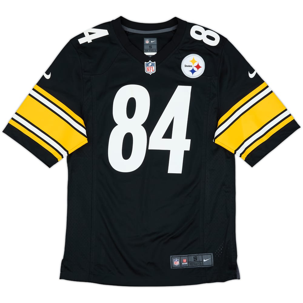 2012-18 Pittsburgh Steelers Brown #84 Nike Game Home Jersey - 9/10 - (S)