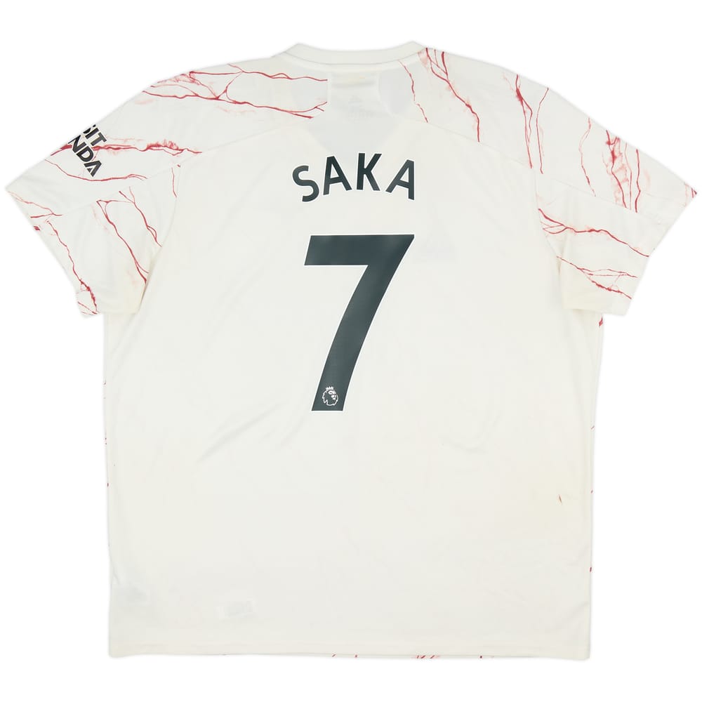 2020-21 Arsenal Away Shirt Saka #7 - 7/10 - (XXL)