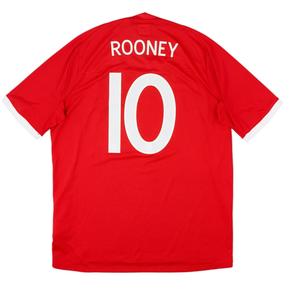 2010-11 England Away Shirt Rooney #10 - 8/10 - (XL)
