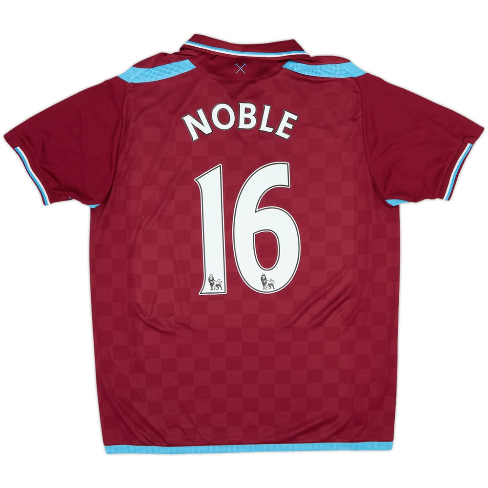 2009-10 West Ham Home Shirt Noble #16 - 8/10 - (M)