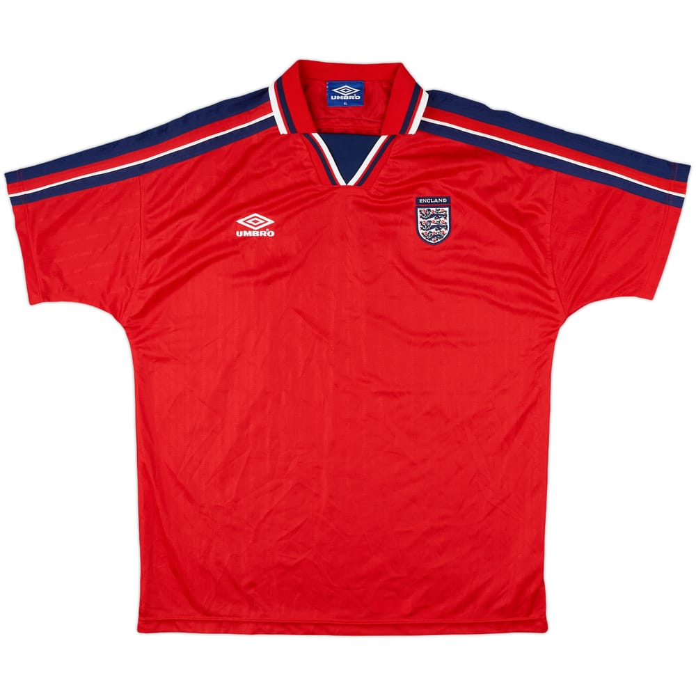 2000-01 England Umbro Training Shirt - 9/10 - (XL)