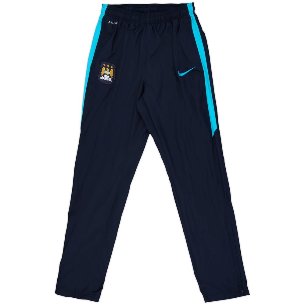 2015-16 Manchester City Nike Track Pants/Bottoms - 9/10 - (L)