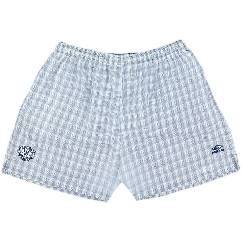 1998-99 Manchester United Umbro Leisure Shorts - 8/10 - (L)