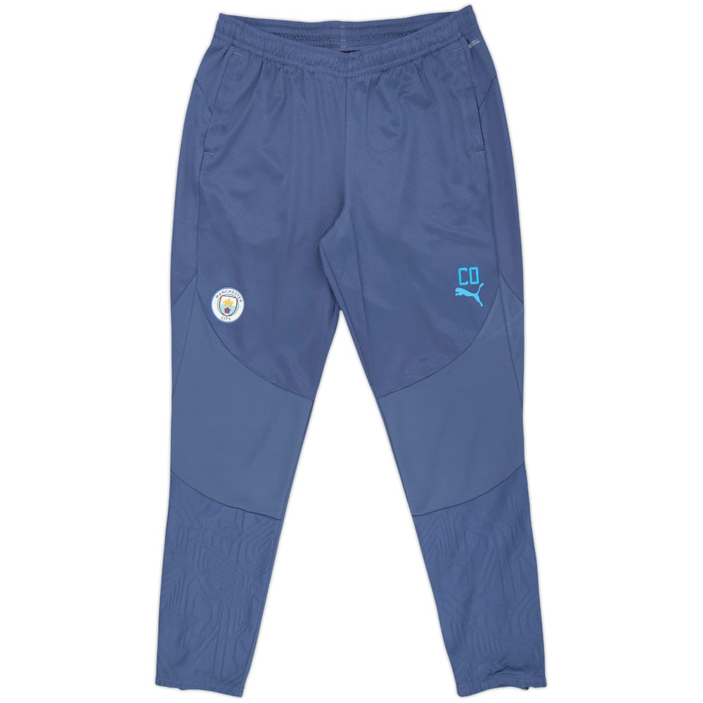 2024-25 Manchester City Staff Issue Puma Track Pants/Bottoms 'CD' - 10/10 - (L)