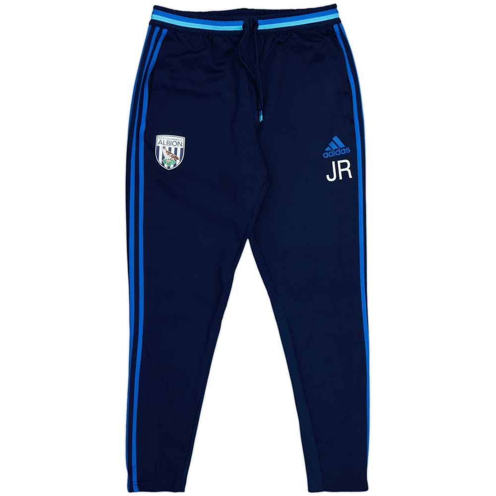 2016-17 West Brom Staff Issue adidas Track Pants/Bottoms 'JR' - 10/10 - (M)
