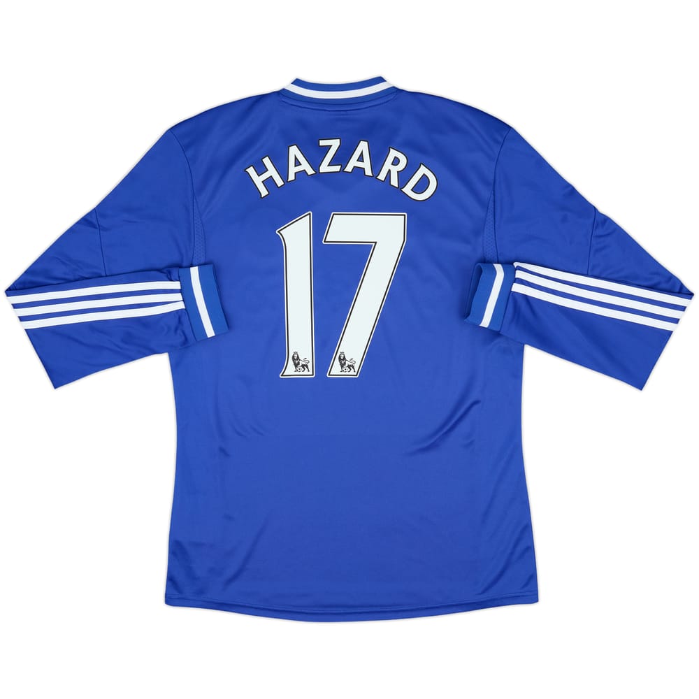 Camiseta de local del Chelsea 2013-14 L/S Hazard #17 - 8/10 - (M)