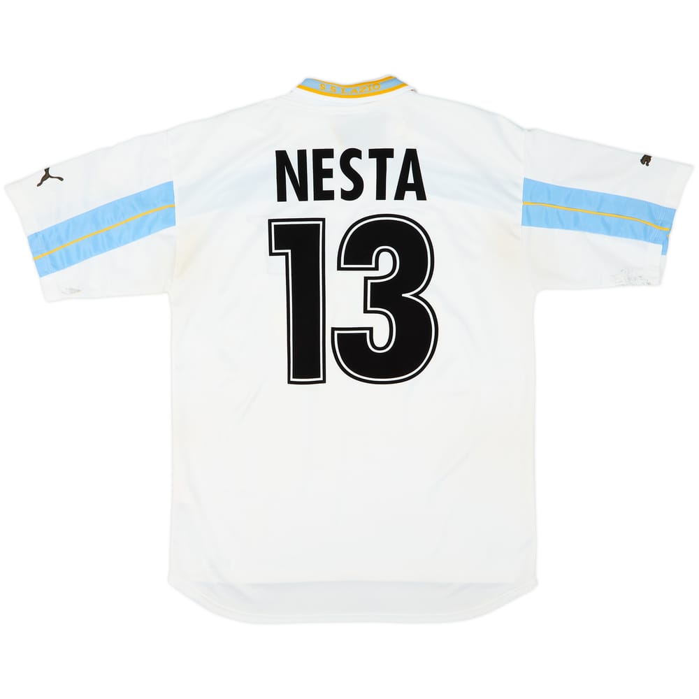 1999-00 Lazio Centenary Home Shirt Nesta #13 - 7/10 - (XL)