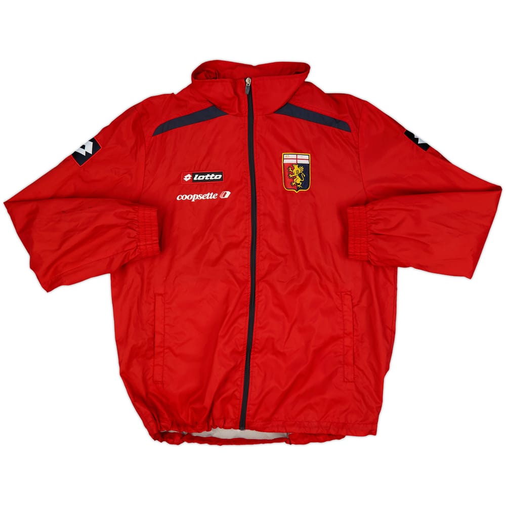 2012-13 Genoa Lotto Hooded Track Jacket - 5/10 - (L)
