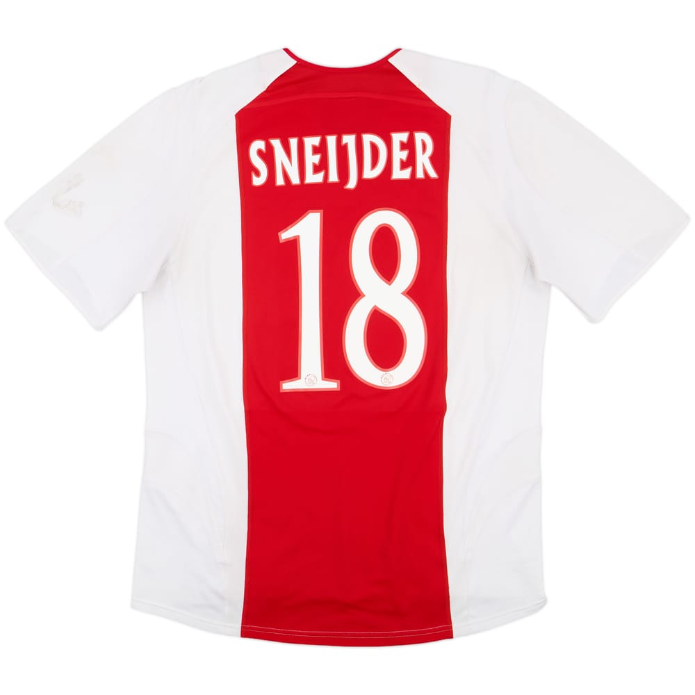 2005-06 Ajax Home Shirt Sneijder #18 - 6/10 - (XL)
