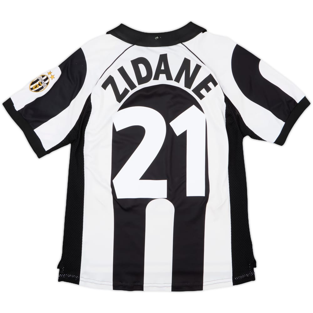 1997-98 Juventus Centenary Home Shirt Zidane #21 - 7/10 - (S)