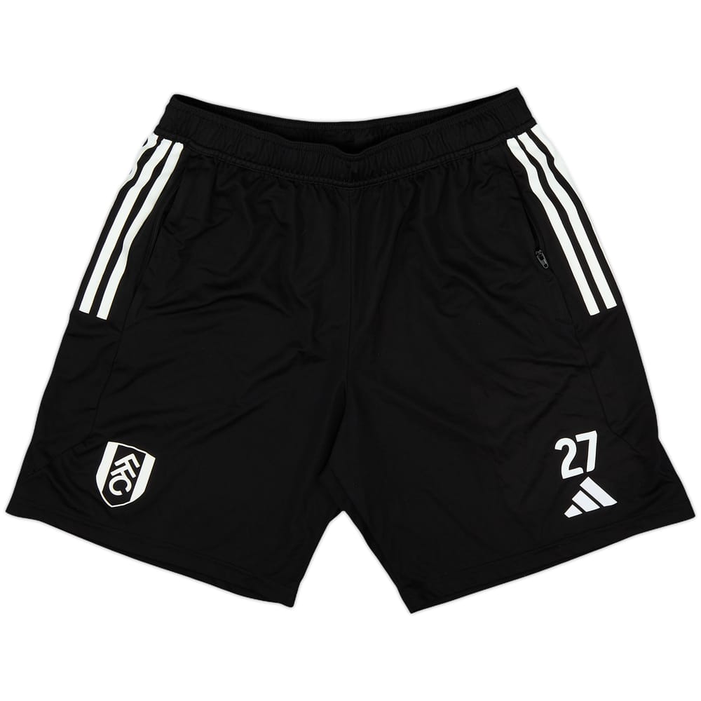 2022-23 Fulham Player Issue adidas Training Shorts #27 - 10/10 - (L)