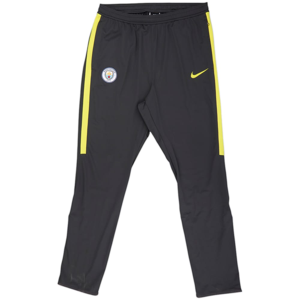 2016-17 Manchester City Nike Track Pants/Bottoms - 9/10 - (XL)
