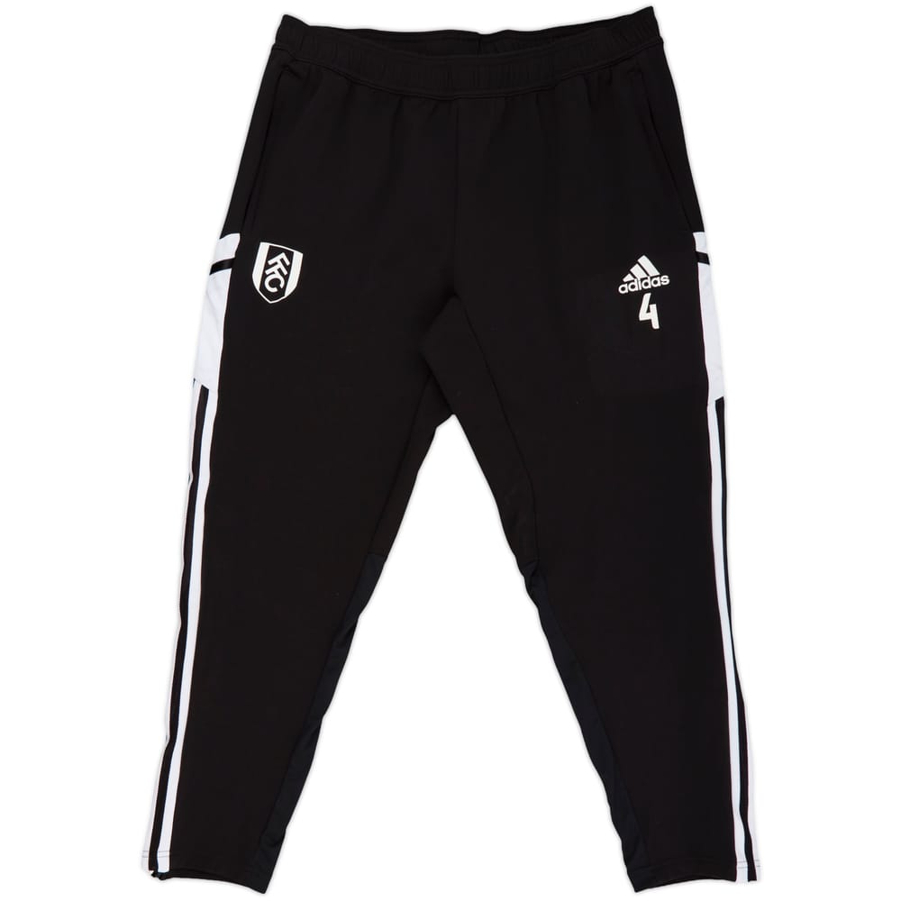 2021-22 Fulham Player Issue adidas Track Pants/Bottoms #4 - 9/10 - (XL)