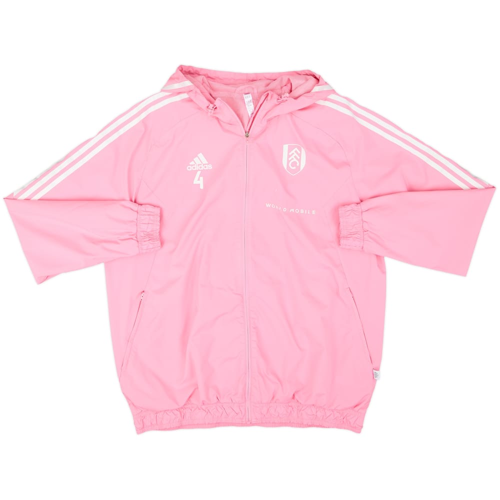 2022-23 Fulham Player Issue Hooded Track Jacket #4 (Tosin) - 4/10 - (XL)