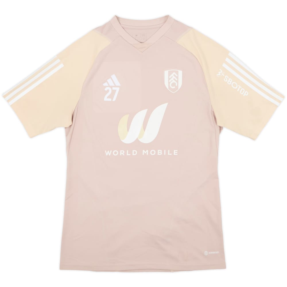 2022-23 Fulham adidas Player Issue Training Shirt #27 - 8/10 - (M)