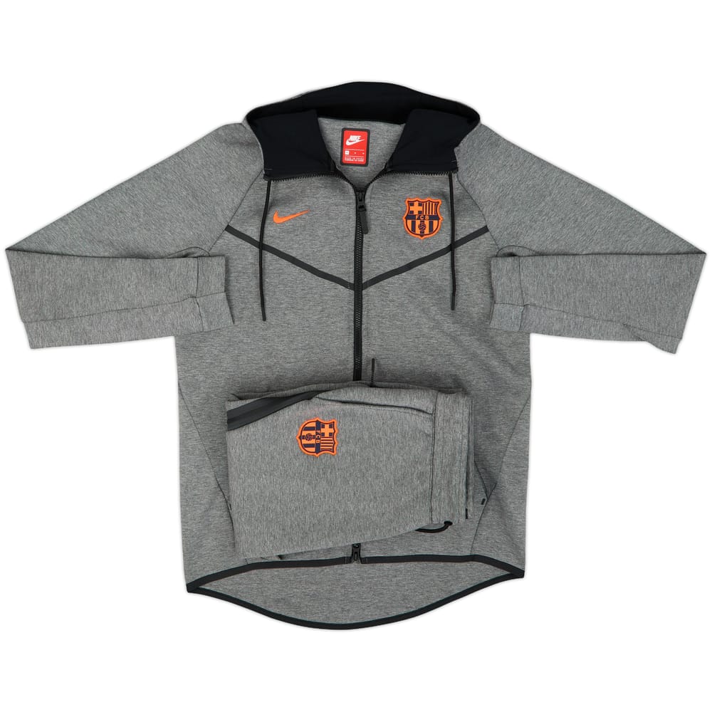 2018-19 Barcelona Nike Hooded Tracksuit - 10/10 - (M)