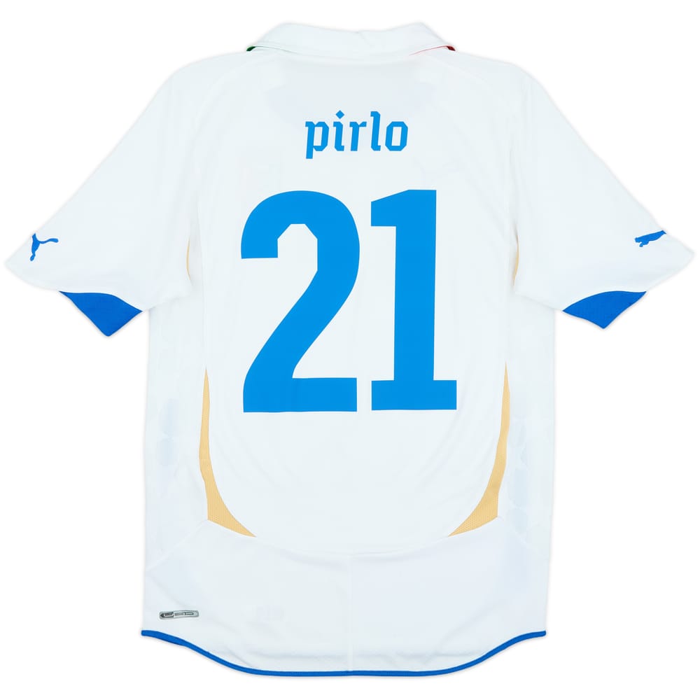 2010-12 Italy Away Shirt Pirlo #21 - 8/10 - (S)