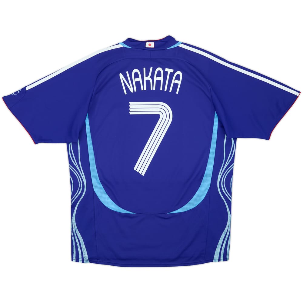 2006-08 Japan Home Shirt Nakata #7 - 5/10 - (M)