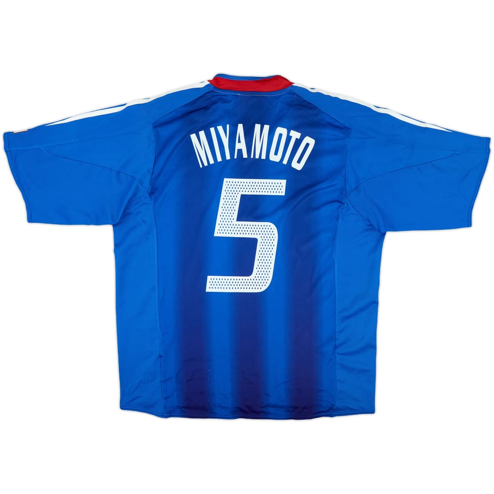 2004-06 Japan Authentic Home Shirt Miyamoto #5 - 8/10 - (L)
