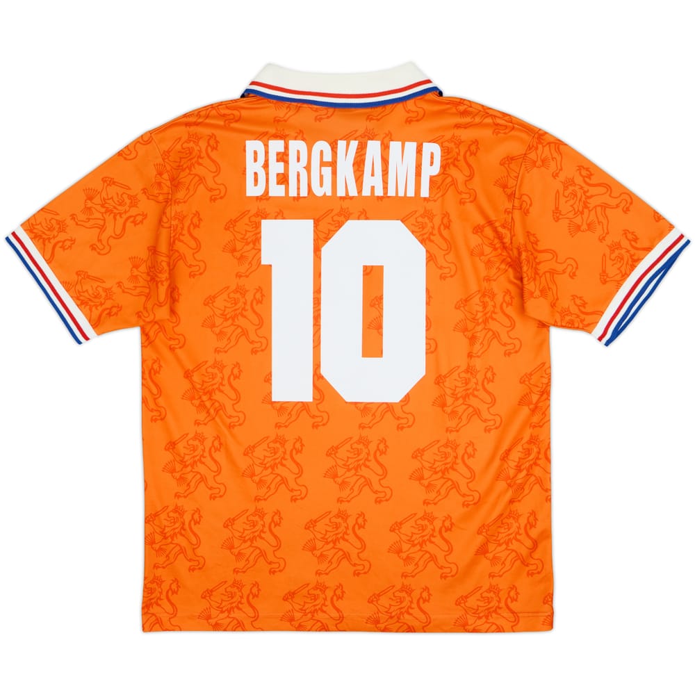 1992-94 Netherlands Home Shirt Bergkamp #10 - 8/10 - (L)
