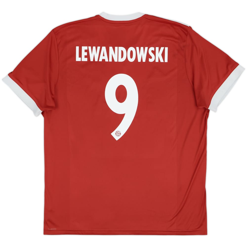2017-18 Bayern Munich Home Shirt Lewandowski #9 - 5/10 - (XL)