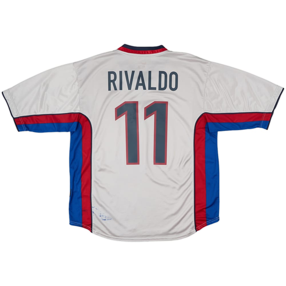 1998-01 Barcelona Away Shirt Rivaldo #11 - 6/10 - (XL)