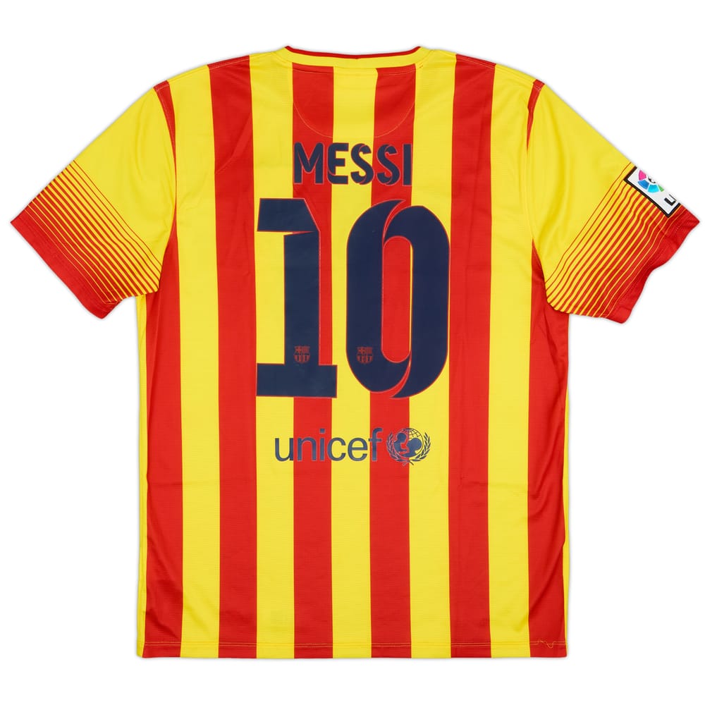 2013-15 Barcelona Away Shirt Messi #10 - 7/10 - (L)