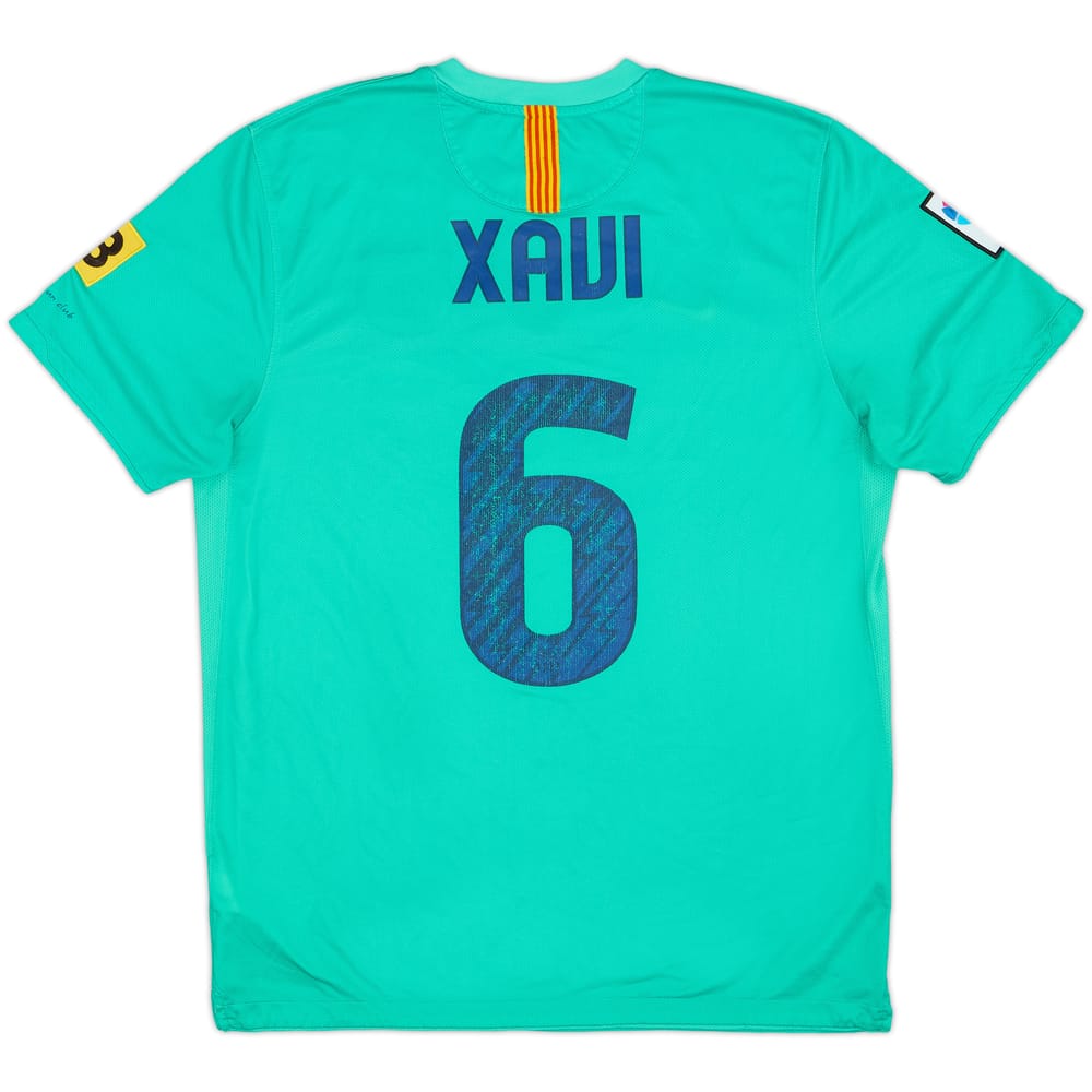 2010-11 Barcelona Away Shirt Xavi #6 - 6/10 - (L)