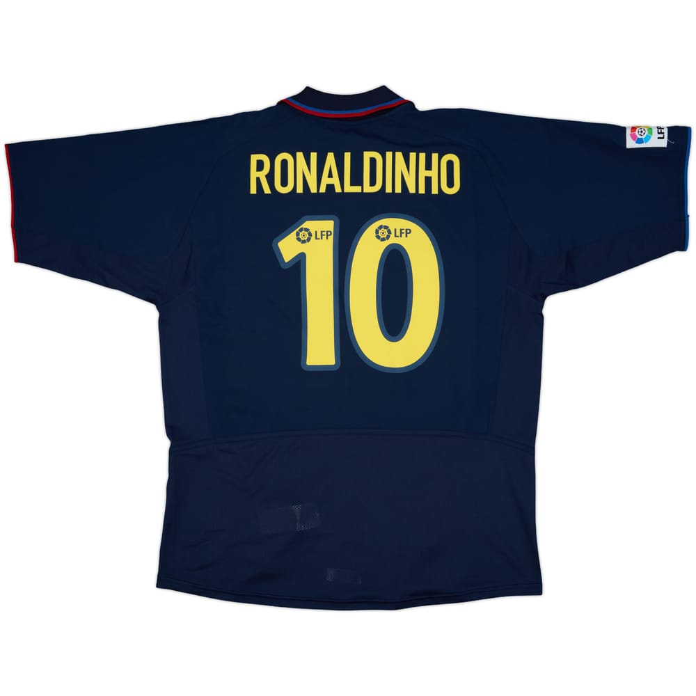 2003-04 Barcelona Third Shirt Ronaldinho #10 - 10/10 - (XL)