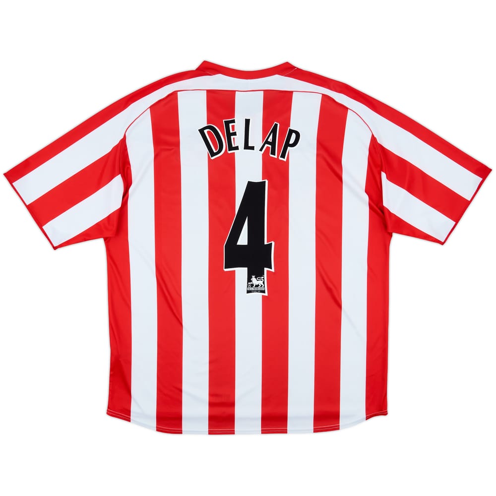 2005-07 Sunderland Home Shirt Delap #4 - 8/10 - (XXL)