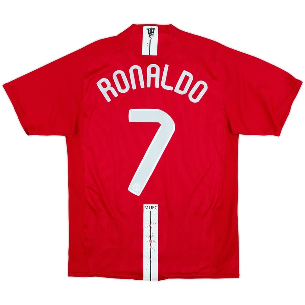 2007-09 Manchester United Home Shirt Ronaldo #7 - 5/10 - (S)