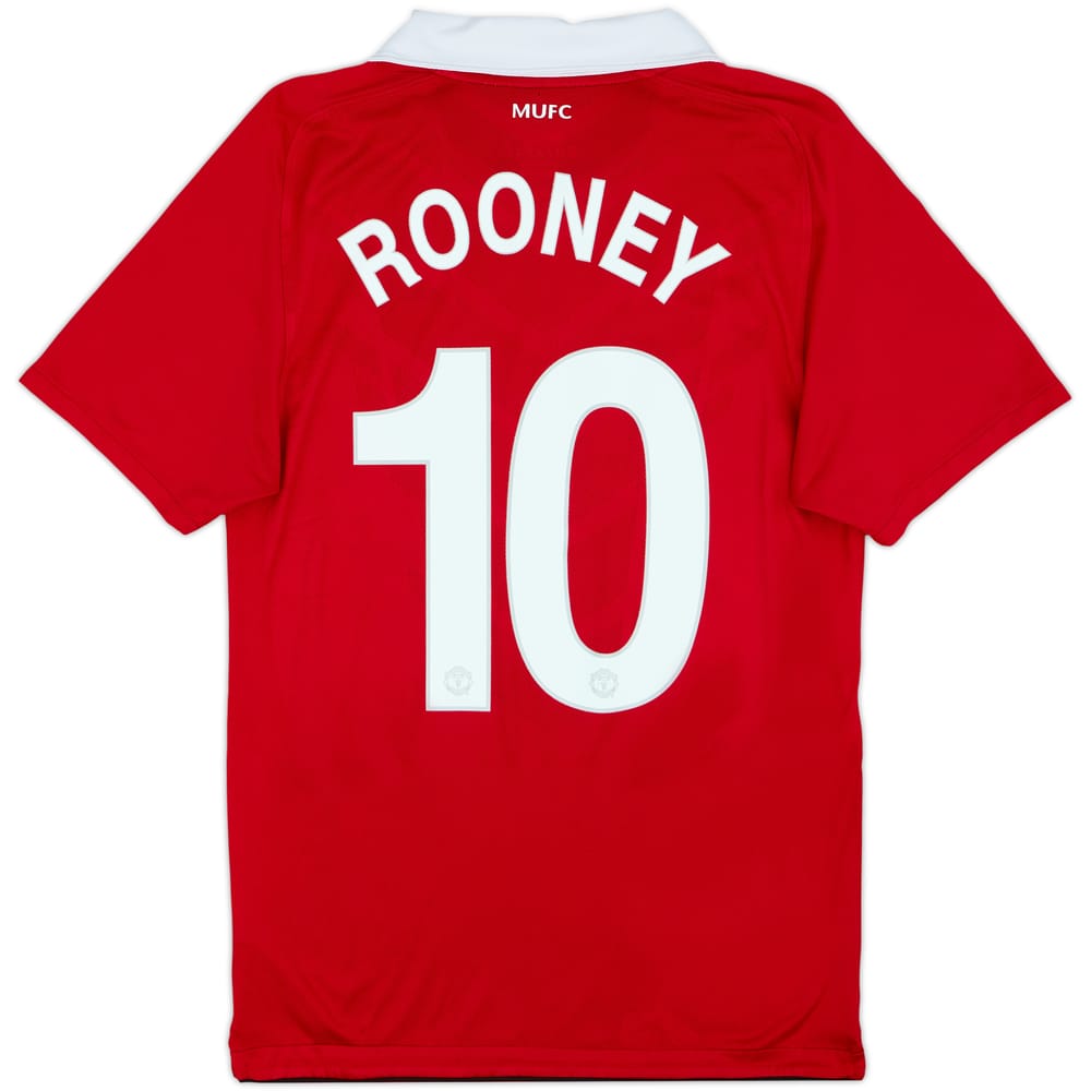 2010-11 Manchester United Home Shirt Rooney #10 - 6/10 - (S)