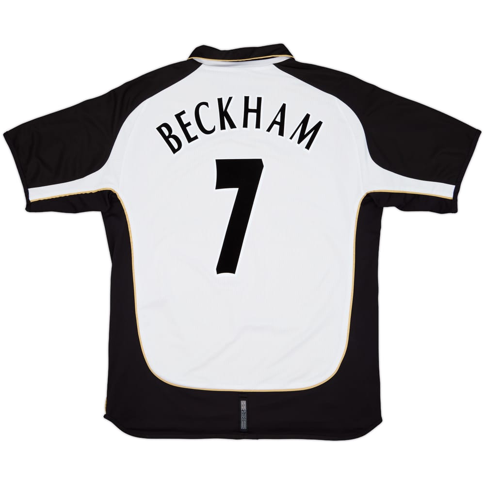 2001-02 Manchester United Centenary Away/Third Shirt Beckham #7 - 5/10 - (XXL)