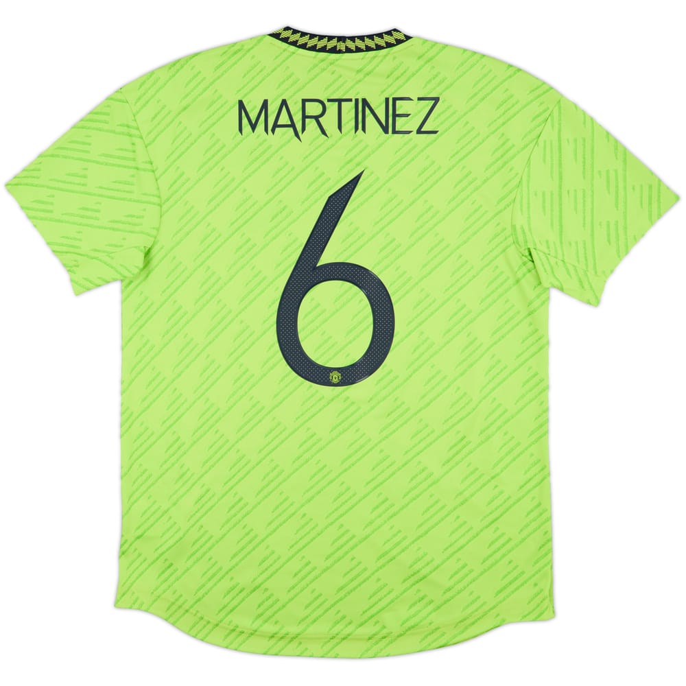 2022-23 Manchester United Player Issue Third Shirt Martinez #6 (M/L)